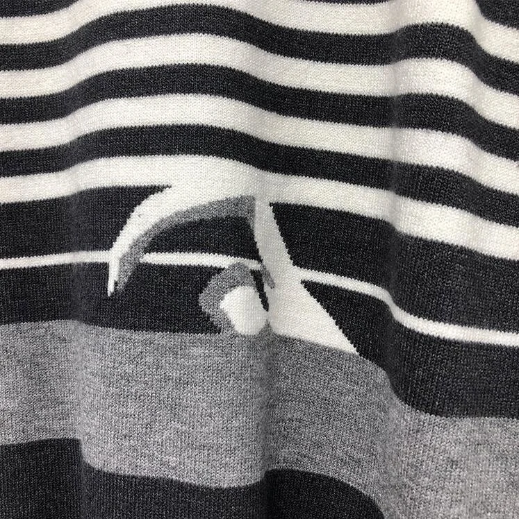 

2021 Fashion Brand Sweaters Men Slim O-Neck Pullovers Clothing Patchwork Wool Swimmer pattern Striped Winter Casual Coat