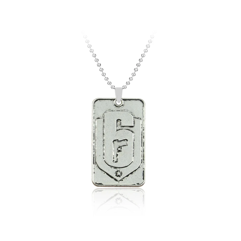 Necklace-N673 Знаменитые игры Rainbow Six Siege брелки мужской женский брелок Аниме Кулон подарки ювелирные изделия - Цвет: Necklace-N673