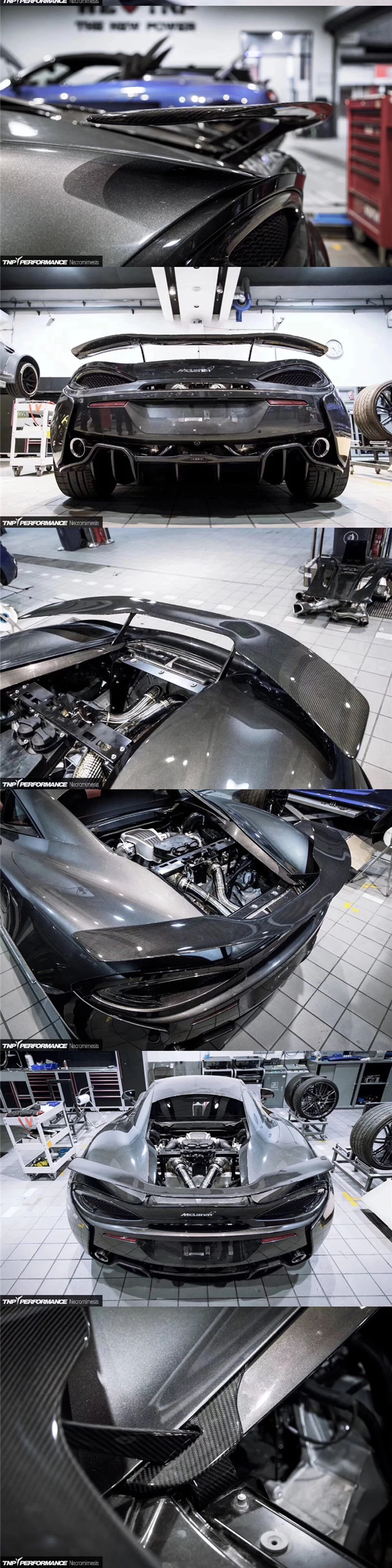 Для mlaren 570S 540C 570GT NOVITEC стильные автомобильные аксессуары высокого качества из настоящего углеродного волокна задний багажник спойлер крыло украшение
