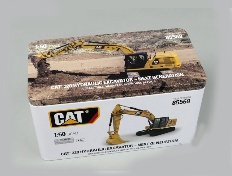 

Гидравлический экскаватор DM 1:50 CAT 320, модель из сплава 85569, подарки, Сувенирные игрушки