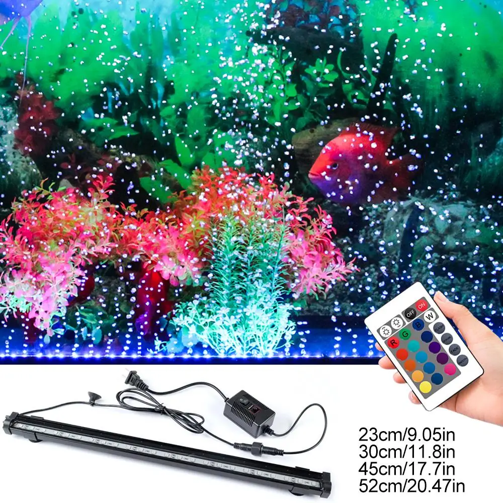 23 см/30 см/45 см/52 см акриловый аквариум светодиодный светильник ing RGB