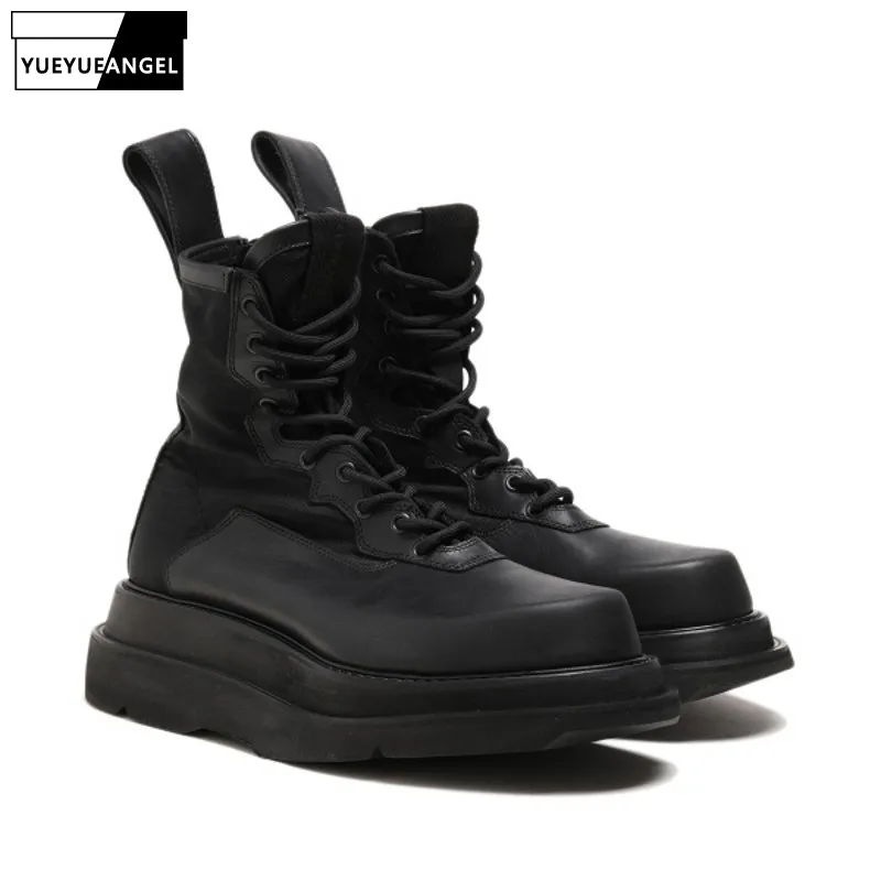 Повседневная обувь на платформе для увеличения роста мужские роскошные