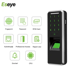 eseye fingerprint access control digital password keypads door lock rfid door access control system kits stand alone equipment free global shipping