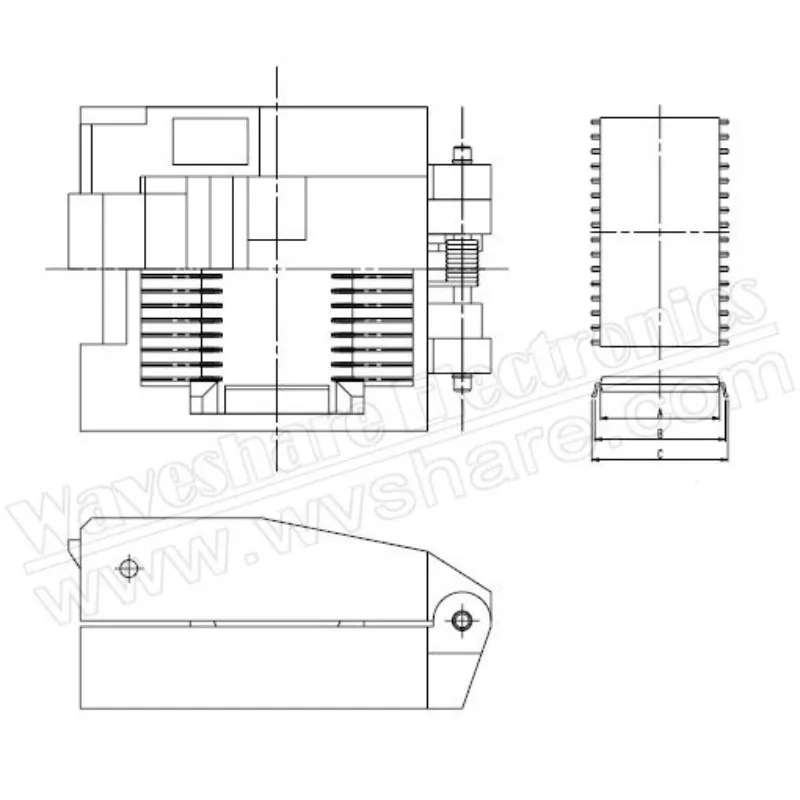 SO28 SOIC28 SOP28-DIP28 (B) FP-28-1.27-07 Enplas IC программируемый адаптер тестовый встраиваемый
