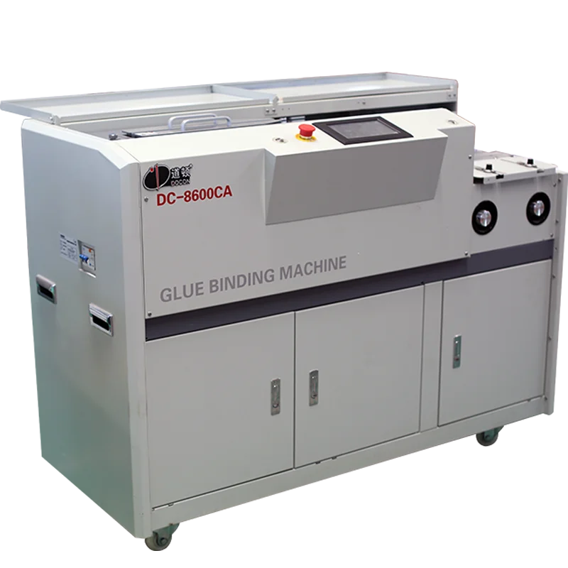 Автоматическая идеальная переплетная машина для горячего клея книг боковая