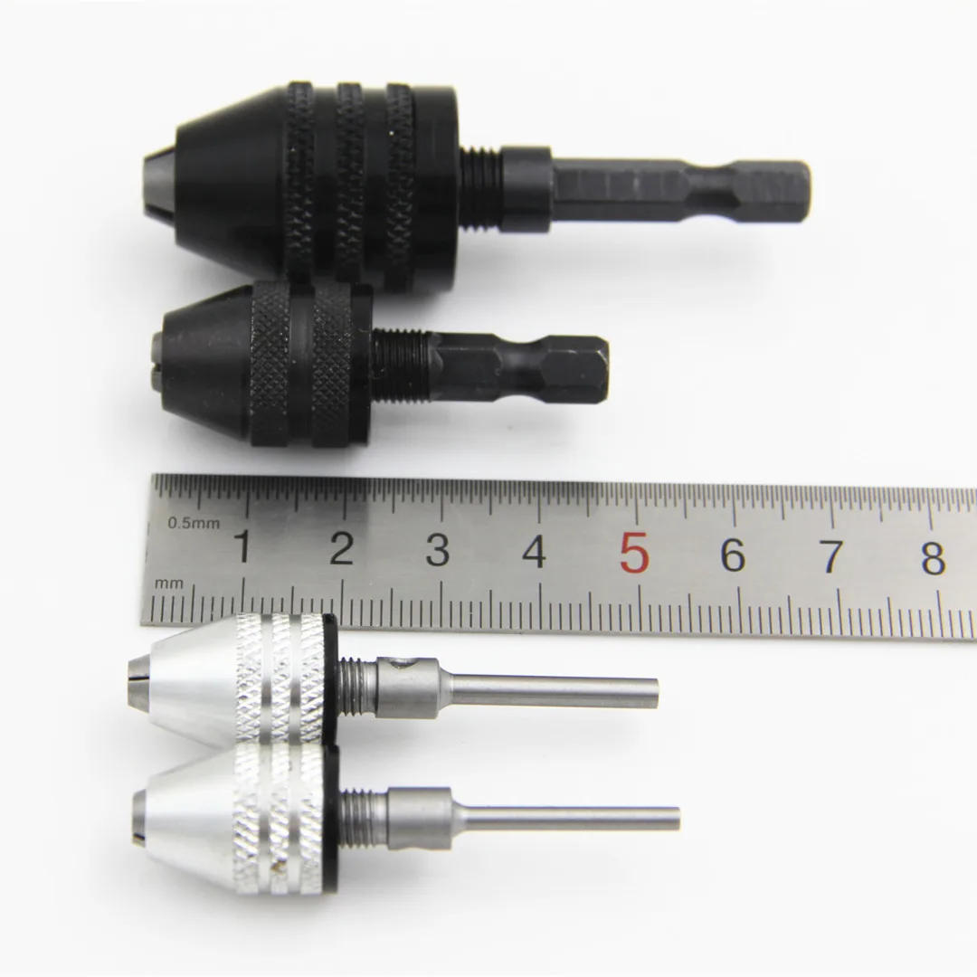 1pc 6.35mm Quick Change Keyless Drill Bit Chuck Hex Shank Adapter Converter Tool | Инструменты