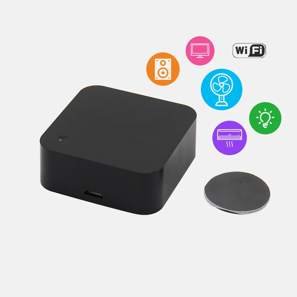 

Tuya WiFi infrared remote control smart infrared controller, used for TV DVD AC fan universal infrared remote control smart home