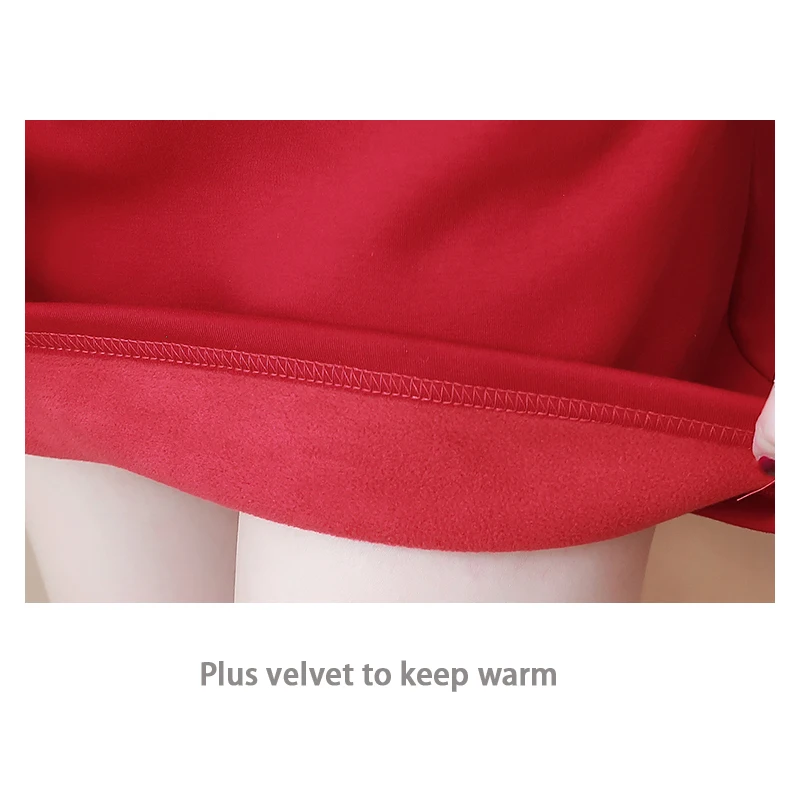 

Plus velvet womens winter sweater solid computer knitted Pullover Thicken full Leopard letters set suit women casual dress