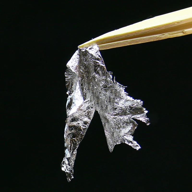 Съедобная Серебряная листовая хлопья съедобная блестящая бумага для рукоделия