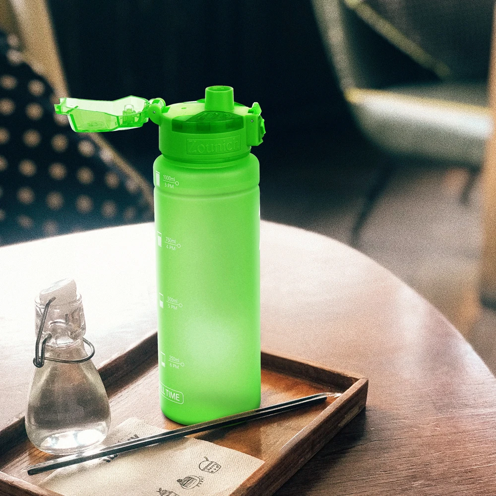ZOUNICH портативная Спортивная бутылка для воды без бисфенола пластиковая уличная