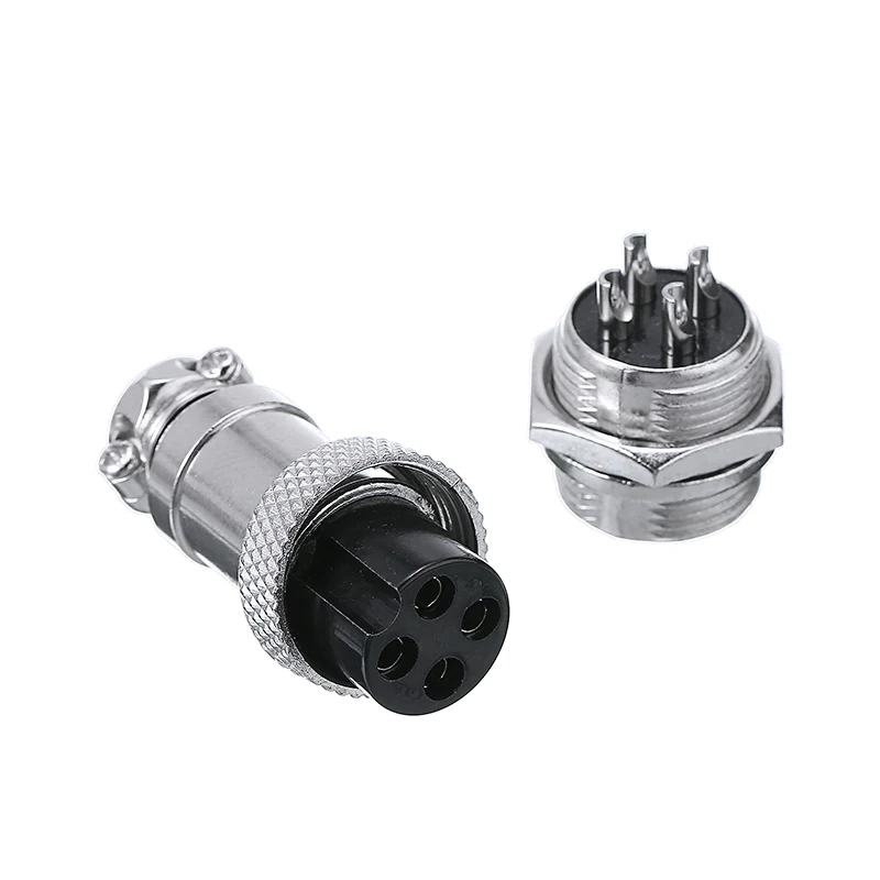 Разъем для авиационной панели GX16 4 Pin 10 шт./лот|4 pin male|4 female connector4 male |