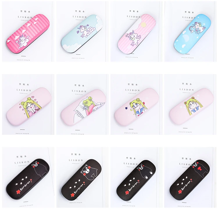 Mimiyou высококачественные Мультяшные полиуретановые футляры для очков, Модные Портативные прямоугольные солнцезащитные очки, сумка, защита для очков