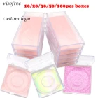 Оптовая продажа упаковочная коробка для ресниц Visofree пустой ресницы посылка многоцветный Бумага коробка ресницы изготовленным на заказ логосом упаковочная коробка для макияжа