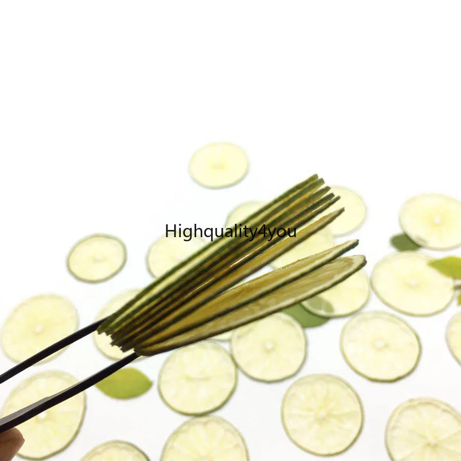 Высушенные прессованные зеленые лимонные ломтики 3 5 см фоторамка для ювелирных