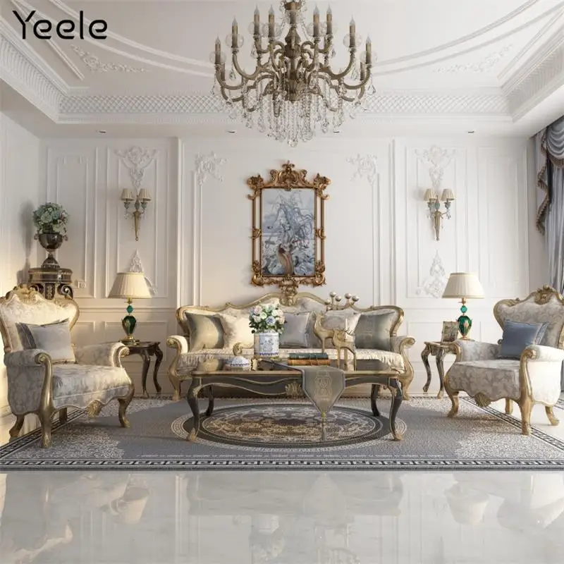 Декор для гостиной Yeele фон старый винтажный с ковром персонализированная