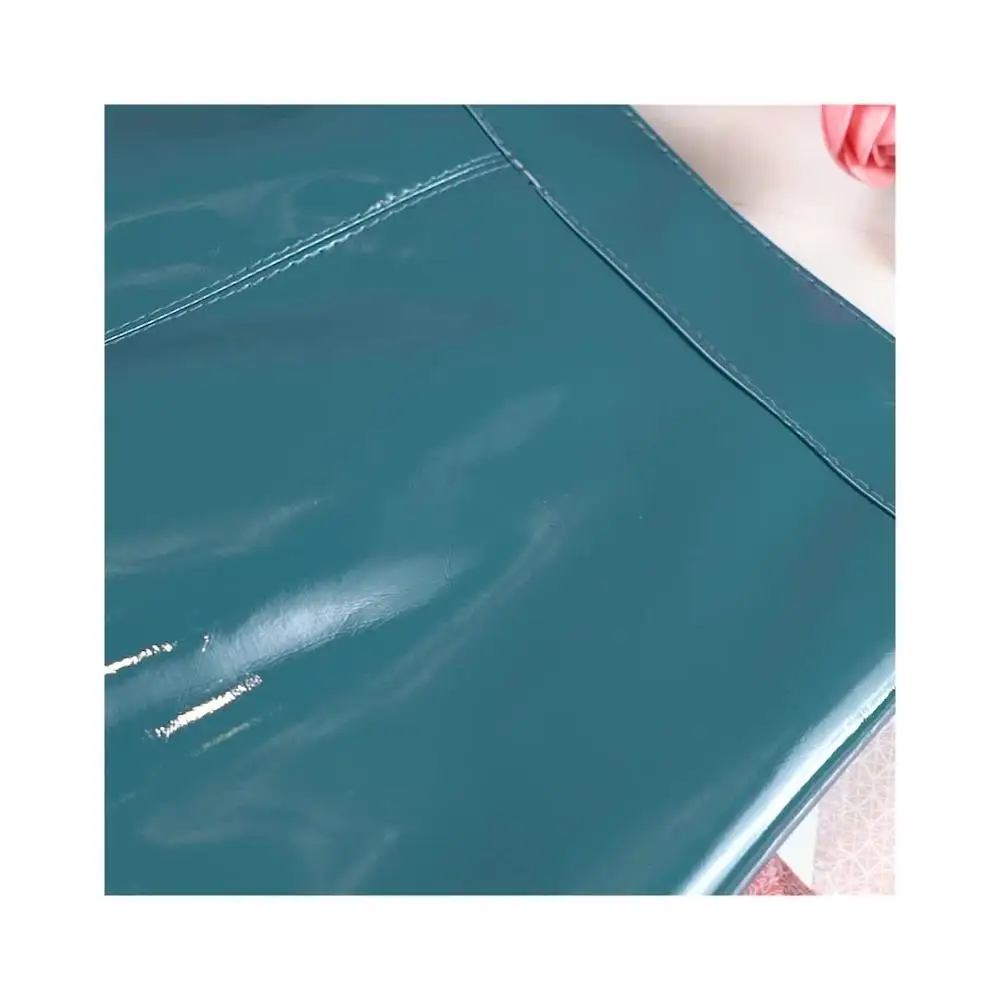 Женская облегающая мини-юбка из ПУ кожи а-силуэт | одежда