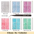 1000 шт.пакет, разноцветные Круглые половинки жемчужных бусин с плоской задней стороной для изготовления ювелирных изделий, шитье, пластик ABS, жемчужные бусины 2 мм3 мм4 мм5 мм6 мм8 мм