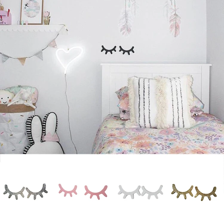 Новая наклейка для сна с ресницами художественная детская комната украшение