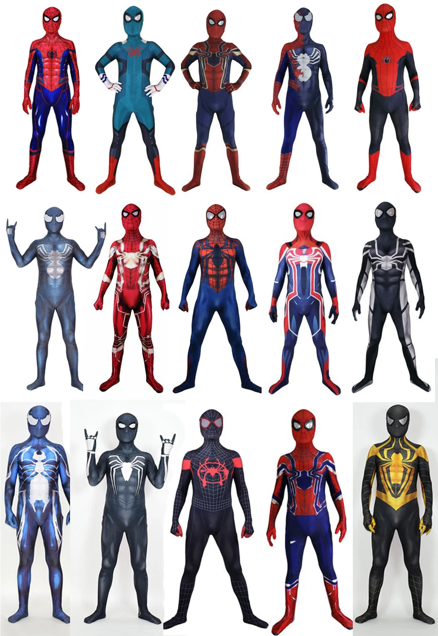 Взрослые/Детские Косплэй костюм Рэйми зентай далеко от дома супергероя