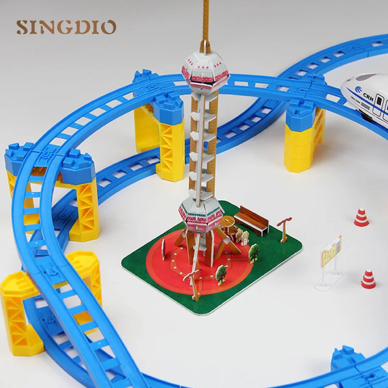 Детские игровые автоматы гоночный трек вагон Электрический метро игрушки