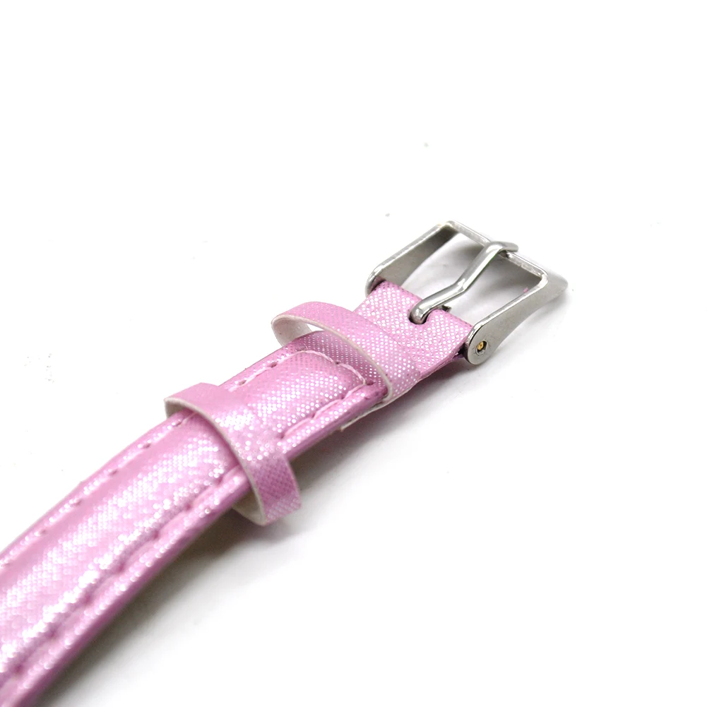 

Women Casual Fashion Ornament Party PU Leather Gift Quartz With Rhinestones Elegant Round Dial Wrist Watch