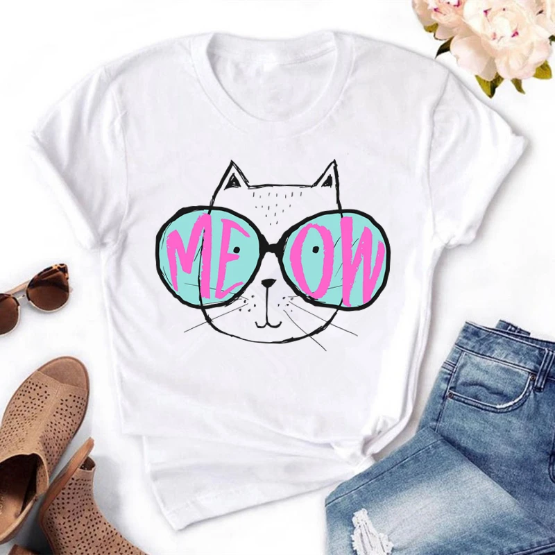 Модная футболка для девочек 2020 женская топы женщин Camiseta Женская белая с большими