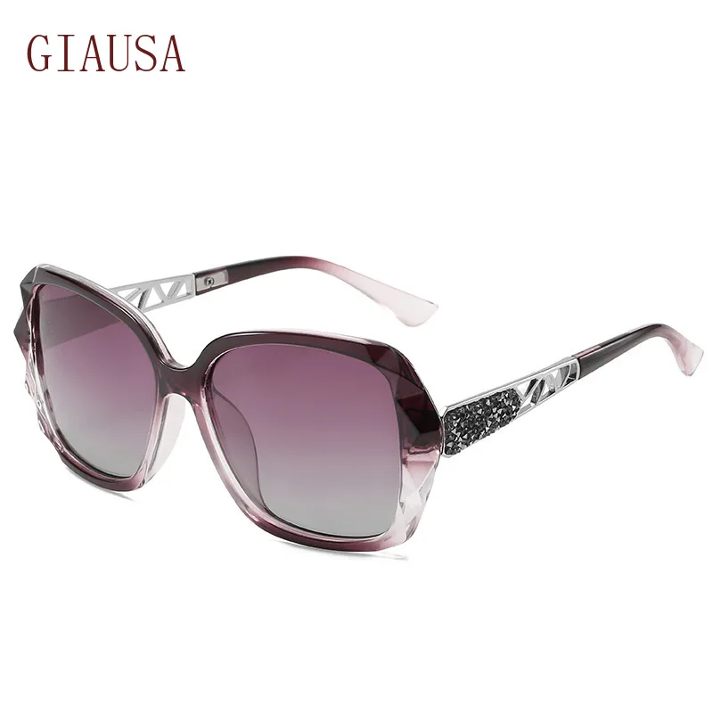 

GIAUSAEuropean and American Polarized Sunglasses Women's Sunglasses tide round face glasses anti ultraviolet toad glasses