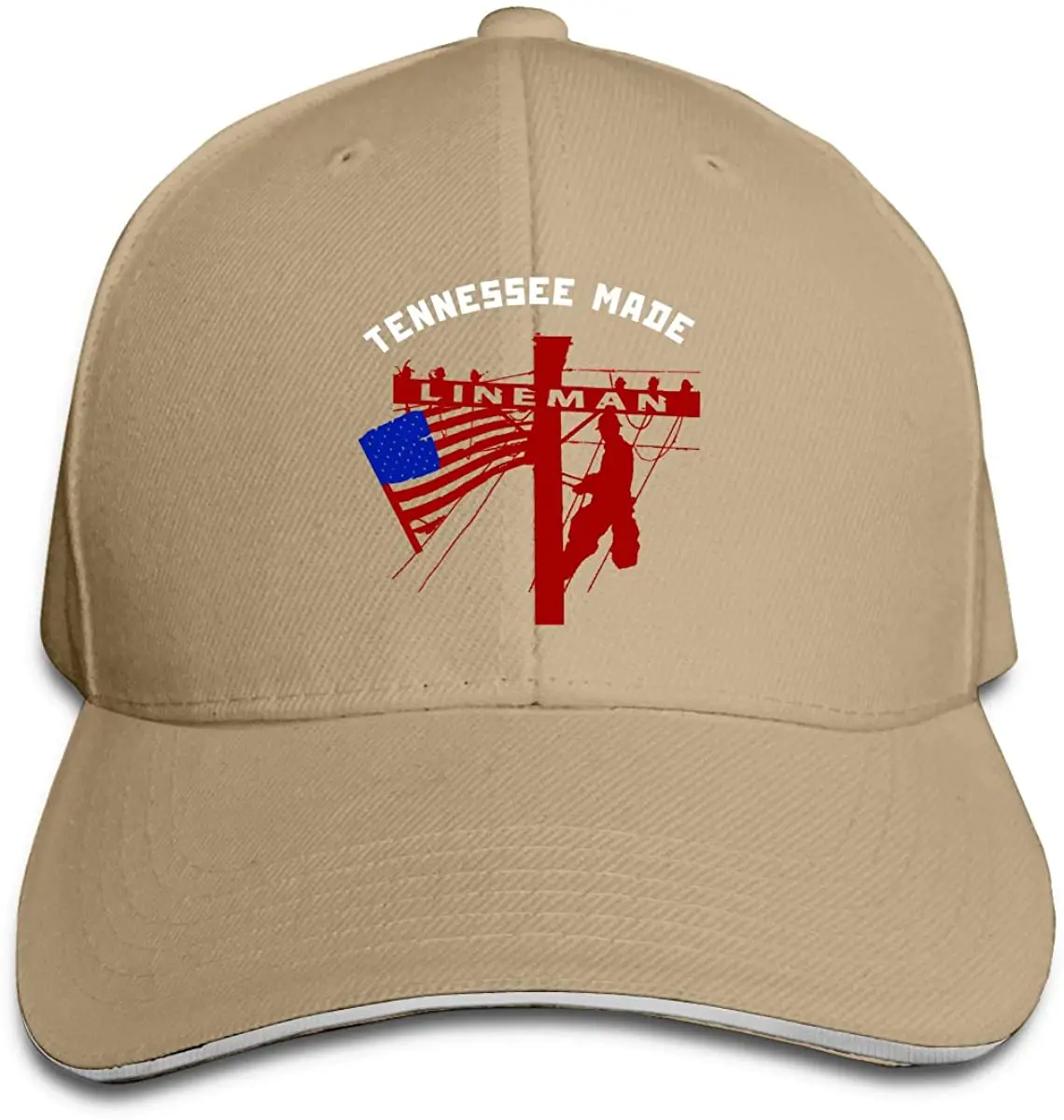 

Tennessee Power Pole Electric Cable Lineman Unisex Hats Trucker Hats Dad Baseball Hats Driver Cap