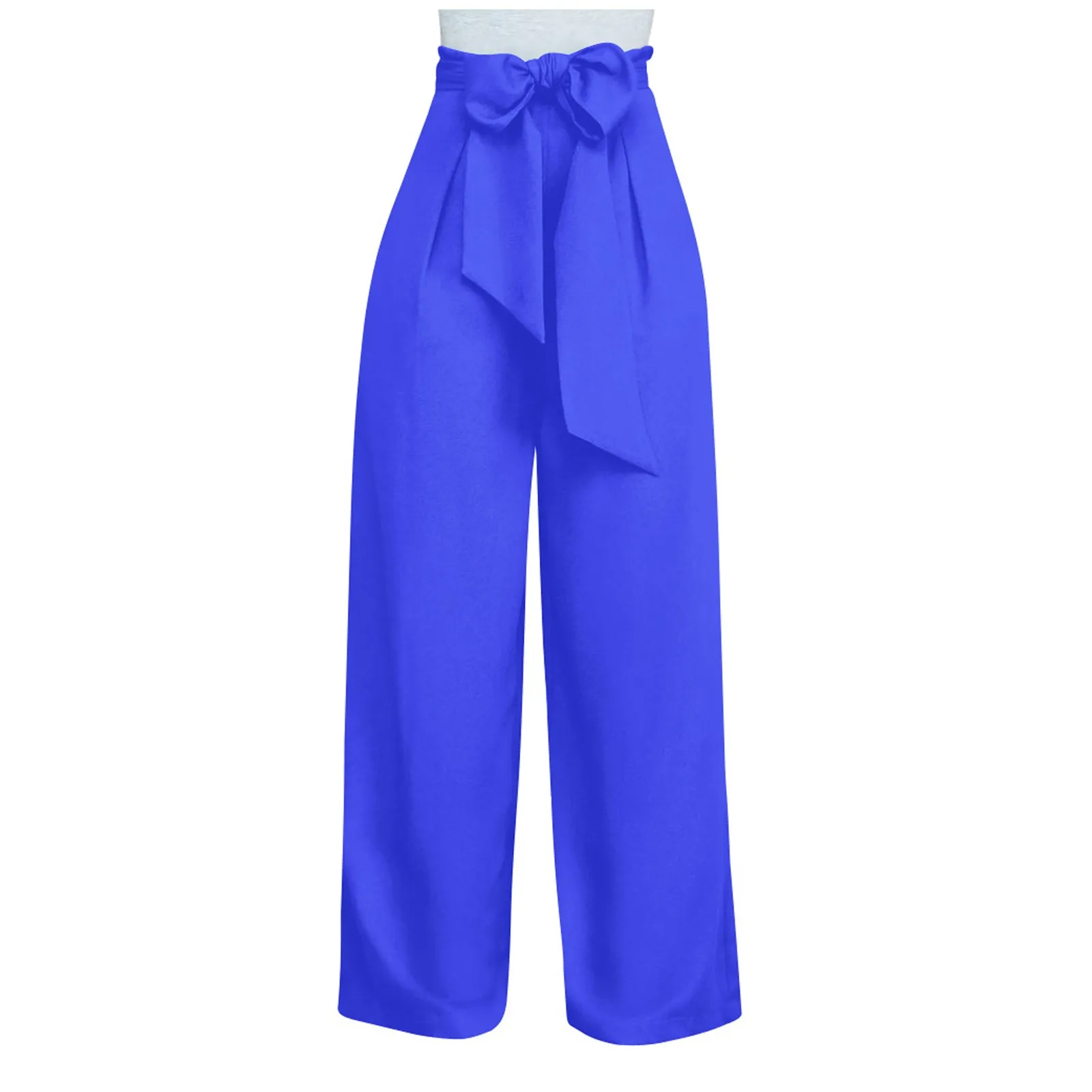 

2021 Women's Pants Casual Solid Color Long Straight Pants Harajuku High Waist with Belt Wide Leg Pants Trousers Women