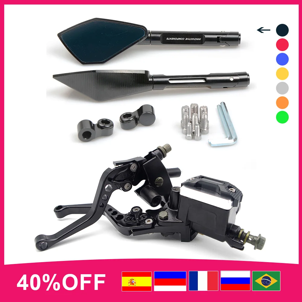 Мотоцикл с ЧПУ алюминиевые коротышки Регулируемые сцепные рычаги для Aprilia sr 50