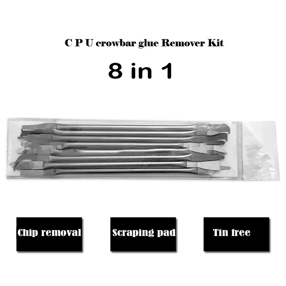 8-in-1 IC Chip Repair And Removal Tool Kits For Mobile Phone Tablet Notebook LCD CPU Separation Glue Knife | Инструменты