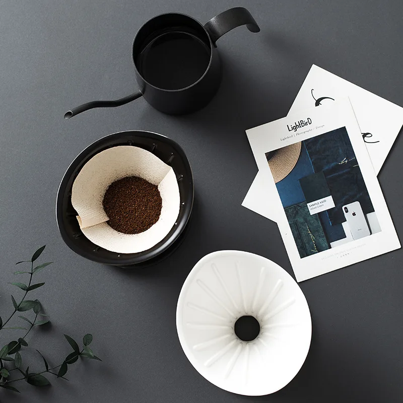 Керамическая капельная ручная Кофеварка Seluna в японском стиле с 2 чашками фильтр