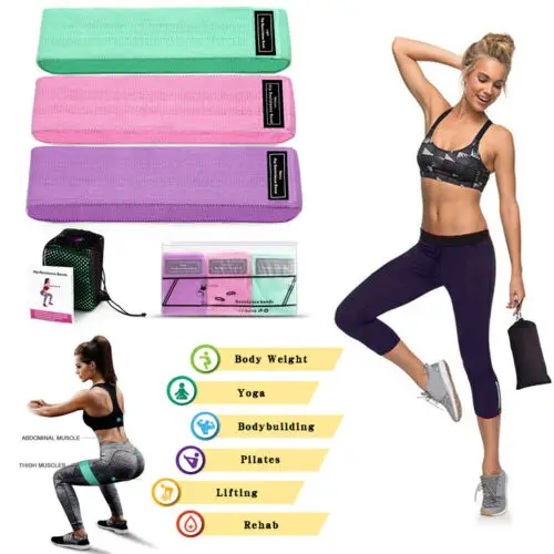 

Resistance Bands 3-Piece Set Fitness Rubber Bands Expander Elastic Band For Fitness Elastic Bands Resistance Exercise Equipment