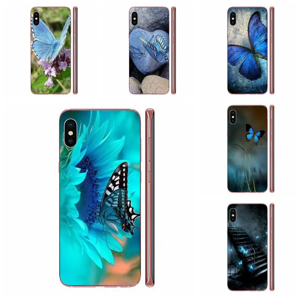 Galaxy Tab S2 9 7 Прекрасный Синий Бабочка Мягкий крутой лучший для Apple iPhone 11 Pro X XS Max XR 4 4S 5