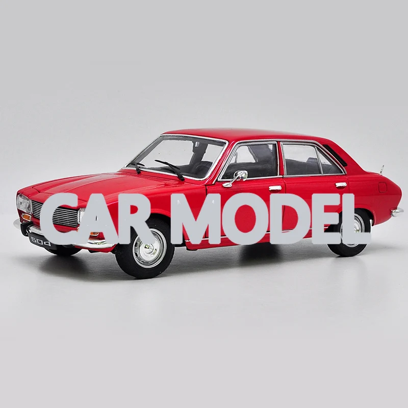 Красный 1:18 Масштаб сплава игрушечных транспортных средств 1975 biaozhi 504 автомобиль модель детских игрушечных автомобилей авторизованный игрушки для детей - Цвет: Красный