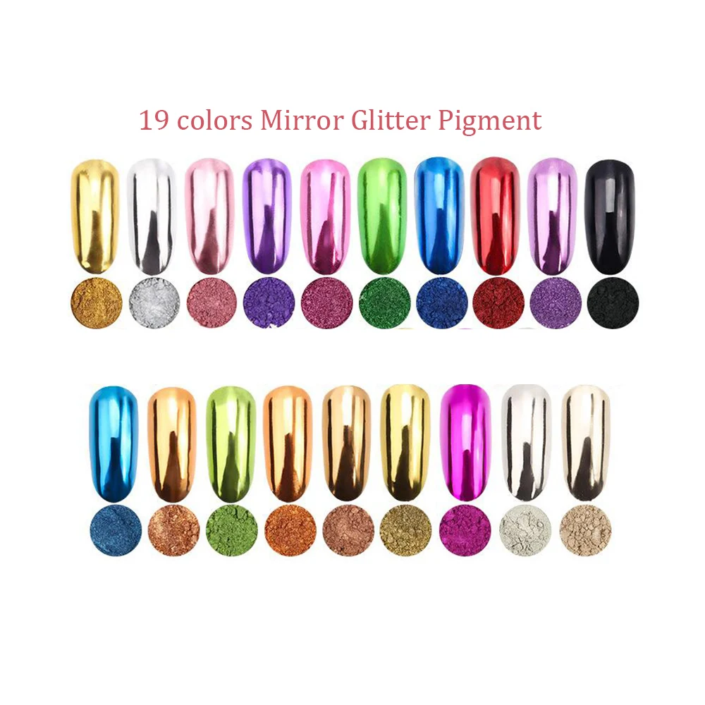 0 5 г/кор. блеск для ногтей волшебный порошок с позолотой из розового золота и