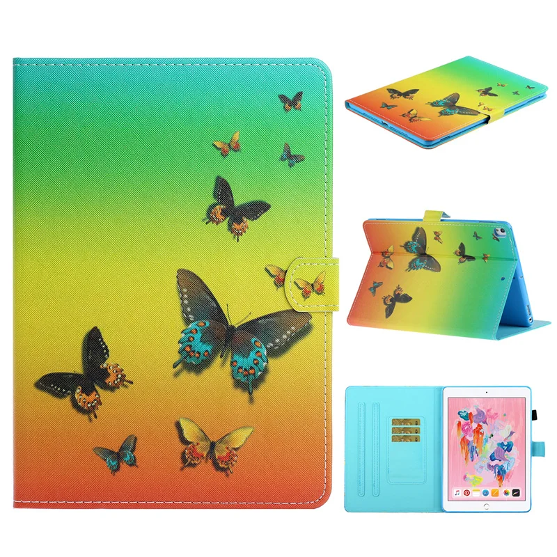 case Магнитный чехол для iPad Pro 10,5 /iPad Air 10,5 Coque кожаный смарт-чехол для iPad 10,2 7-го поколения Capa Funda - Цвет: case
