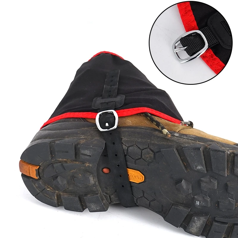 Outdoor Waterproof Shoe Covers Hiking Trekking Gaiters Climbing Skiing Leggings Guetre Ankle Protector Elastic Nylon Boots Cover
