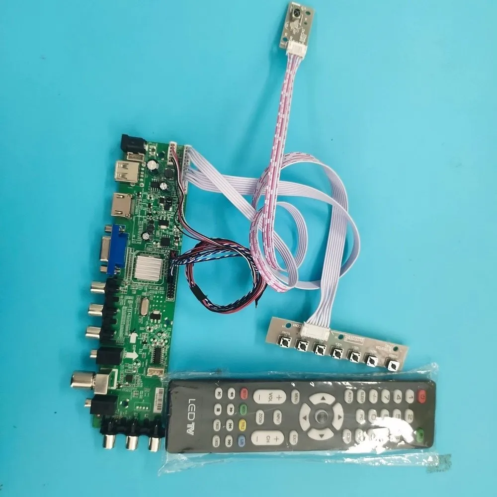 

Kit For LP156WH3-TLAB/LP156WH3-TLSA Signal controller board TV LVDS USB AV DVB-T remote VGA LED HDMI digital 1366X768 40pin WLED