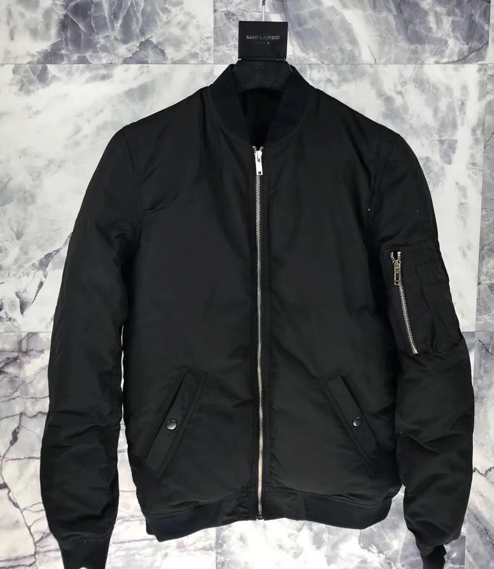 

Мужской пуховик-бомбер ma1 со скидкой