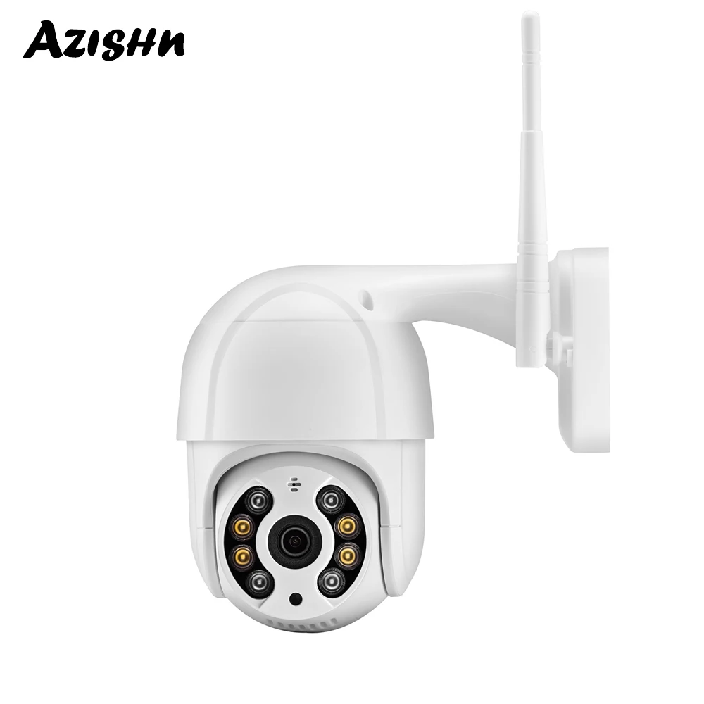 AZISHN 3MP PTZ Беспроводной IP Камера 4X цифровой зум Скорость купол 2 полосная аудио 1080P