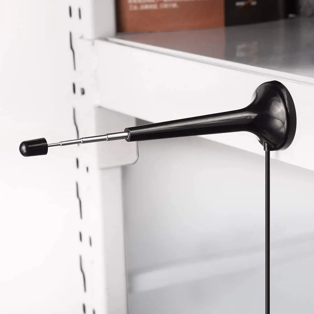 FM DAB Телескопическая комнатная антенна F разъем с кабелем 3 м плюс адаптерами 4