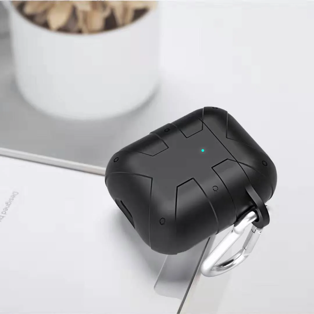 Классный Мужской защитный чехол для Airpods, чехол, Bluetooth, беспроводные наушники, чехол для наушников Airpods 2, чехол, Funda, аксессуары