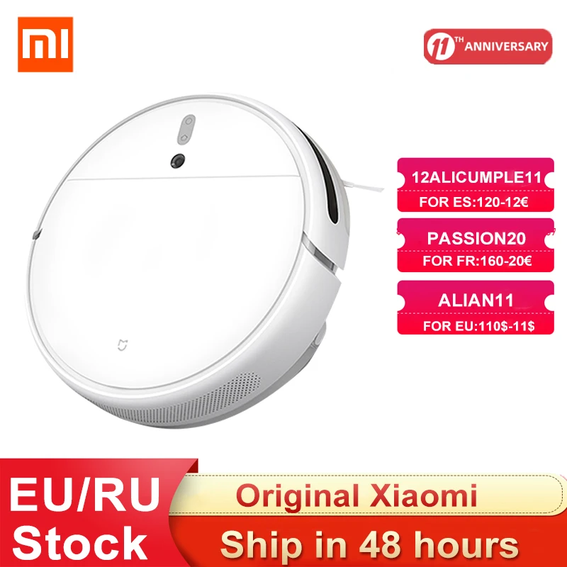 Робот пылесос Xiaomi Mijia 1C STYTJ01ZHM для дома автоматический с дистанционным