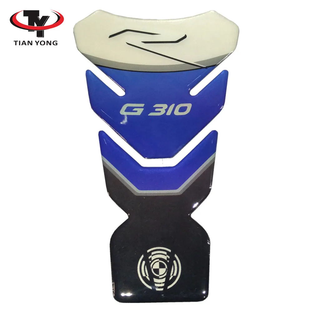 Декоративная Защитная черная мотоциклетная Накладка для BMW G310 G 310 3D наклейка из