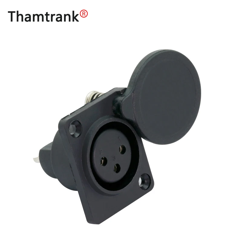 10 шт. пластиковый разъем XLR 3pin гнездовой для крепления на панель аудио динамика С