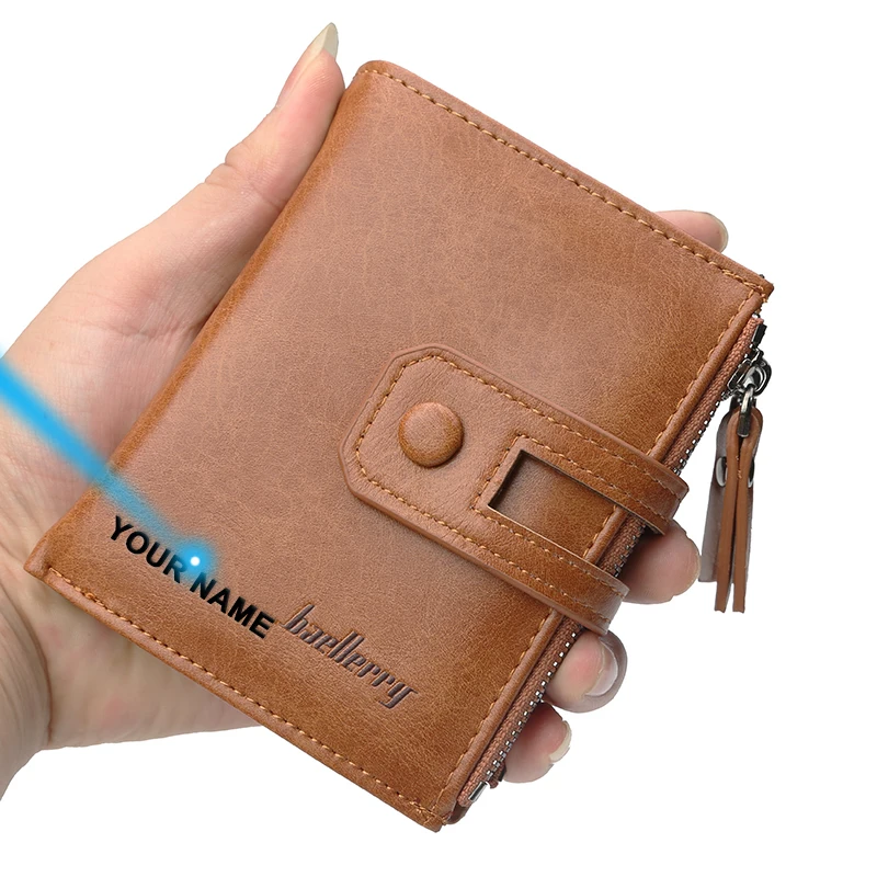 Baellerry Винтаж Для мужчин кошельки маленький кожаный бумажник держатель для карт