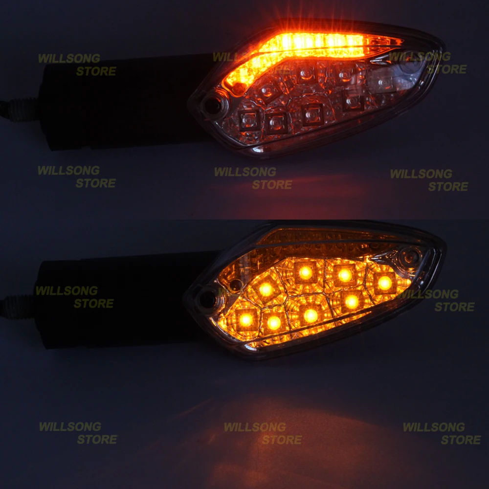 

Front Rear LED Turn Signal Lights Lamp Blinker Indicator For HONDA CBR 250R/300R CBR250 CBR300R CB300F Motorcycle Accessories