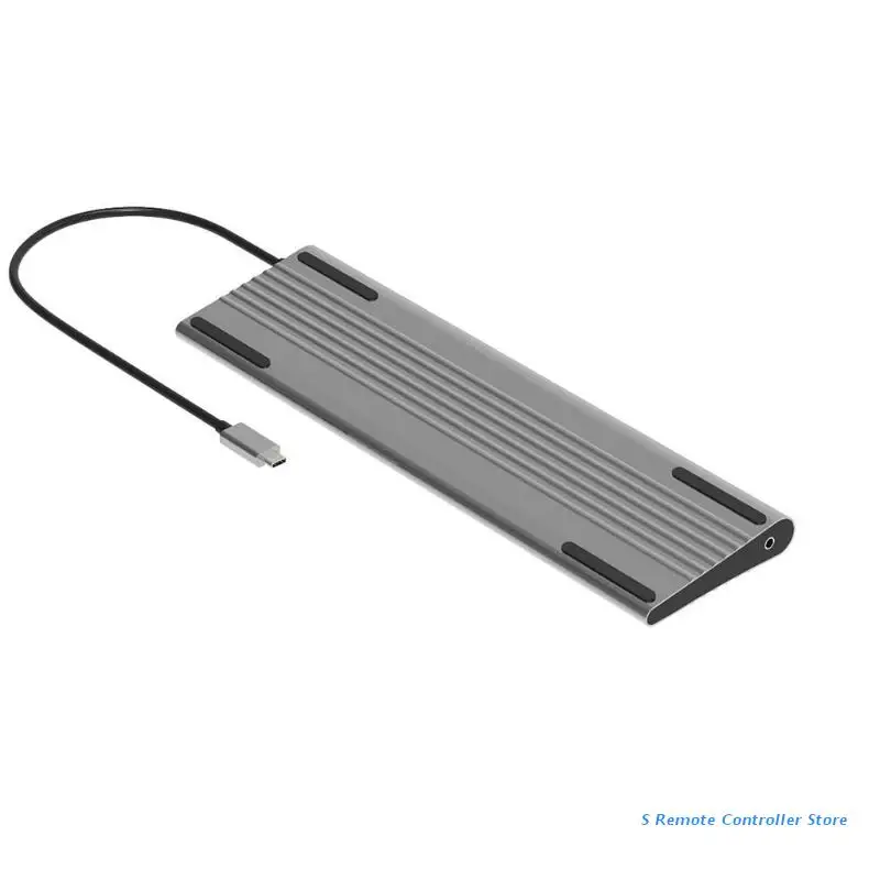 

BX0E Новый Многофункциональный хаб 10 в 1 с USB 3,0 и портами USB Type-C