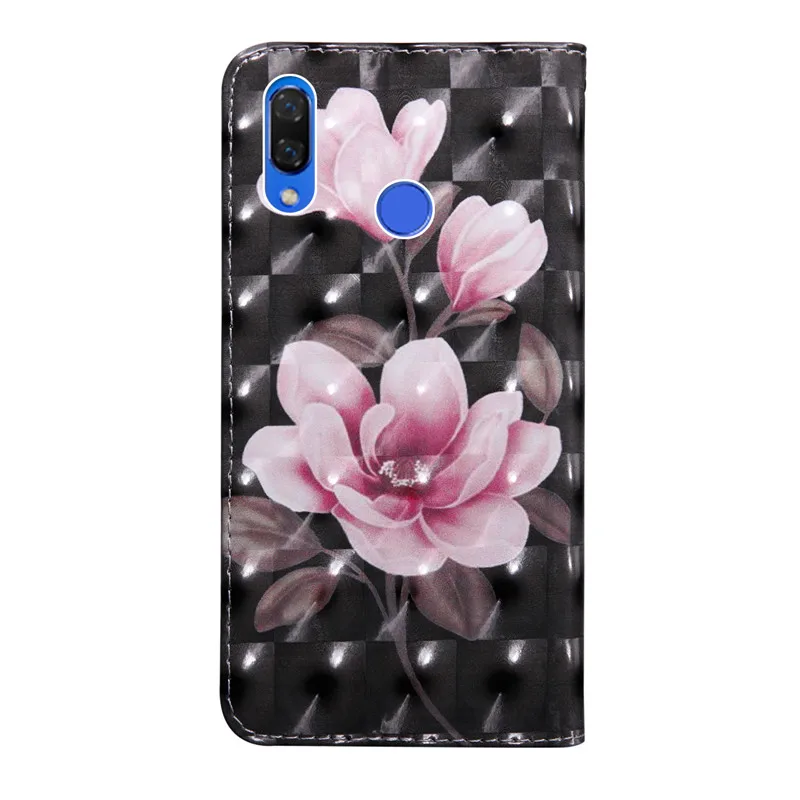Чехол для Honor 8X чехол Huawei флип-чехол роскошная задняя крышка из искусственной